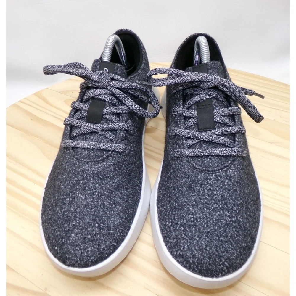 Allbirds Wool‎ Runner 2 WR2 Shoes Mens Dark Gray Sz 8.5 Sneakers Lace Up